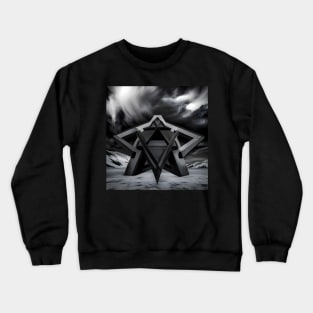 Hexagram - Creepy Moon Crewneck Sweatshirt